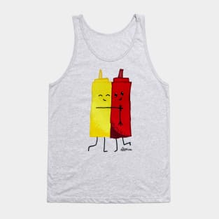 Mustard and Ketchup best friends Tank Top